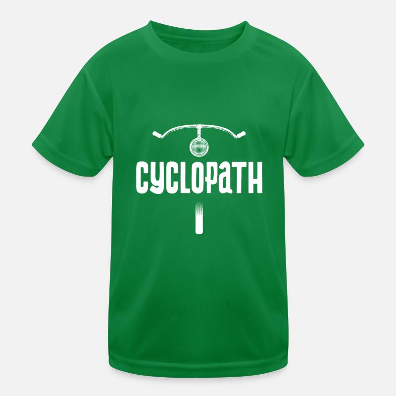 Cyclopath lustiger Radfahrer Spruch Geschenkidee Kinder Funktions-T-Shirt