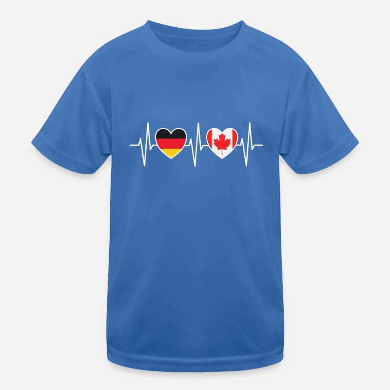 Germany Canada Germany Canada Gift 1124 Kids Functional T-Shirt