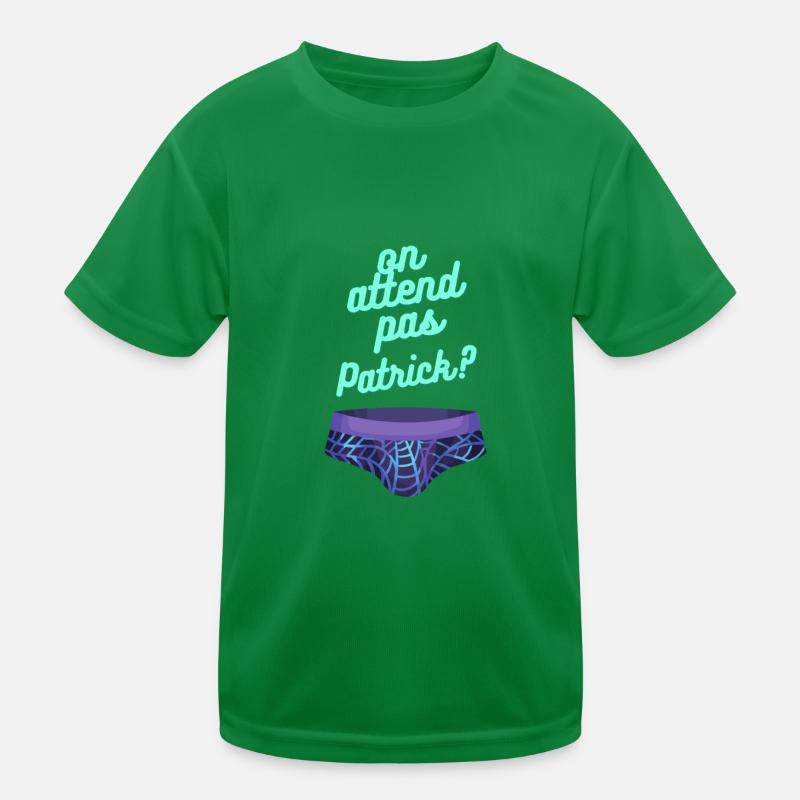 ON ATTEND PAS PATRICK T-shirt sport Enfant