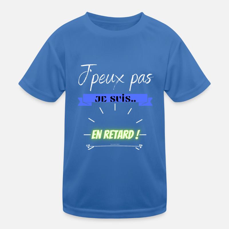 I can't I'm late Kids Functional T-Shirt