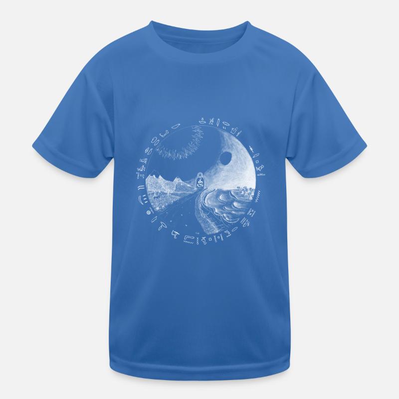 Causality (transparent, for dark backgrounds) Kids Functional T-Shirt