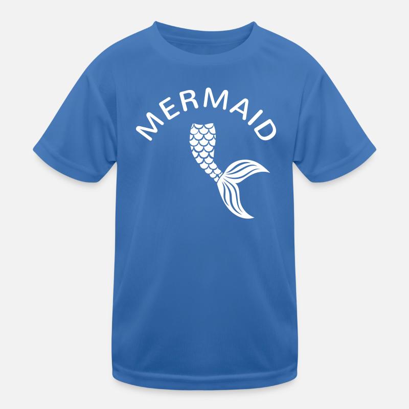 Mermaid Fin Kids Functional T-Shirt