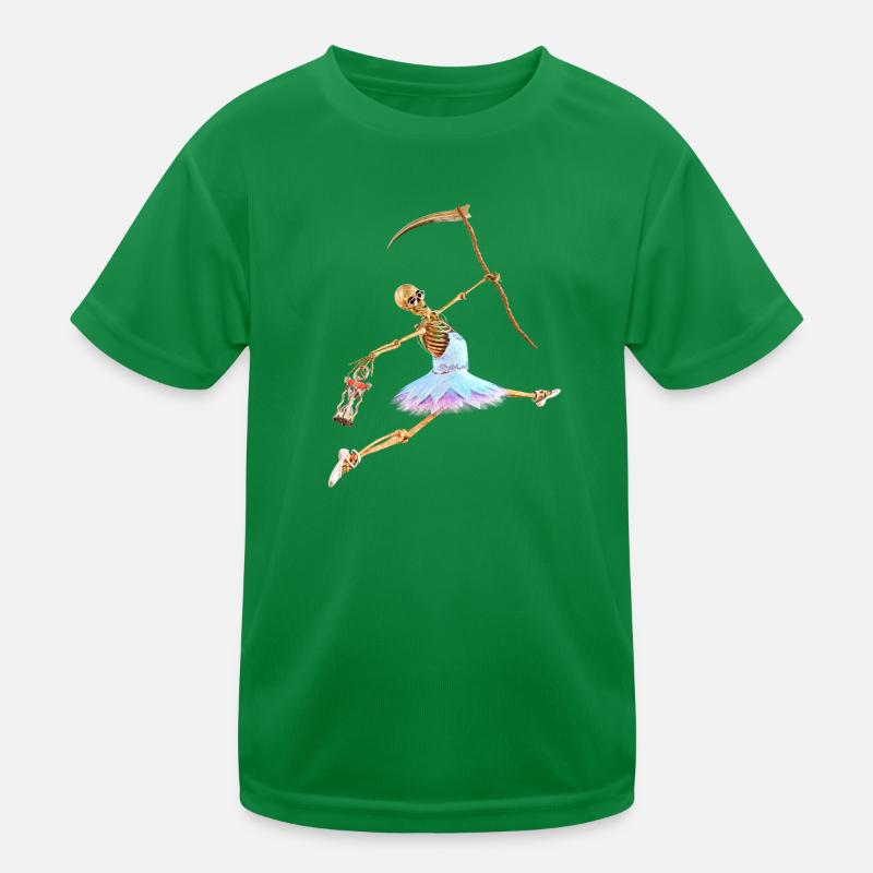 The Grim Reaper's Extraordinary Hobby Kids Functional T-Shirt