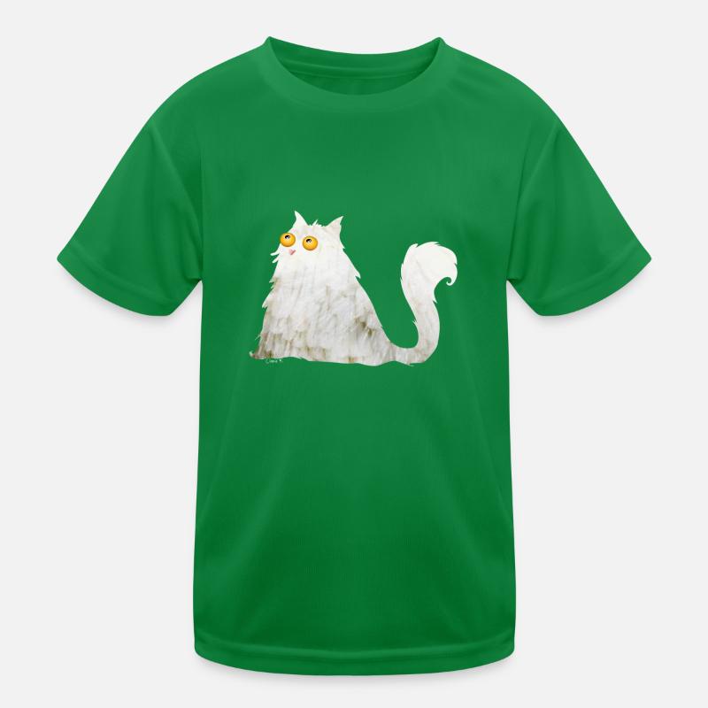 Chat patapouf T-shirt sport Enfant