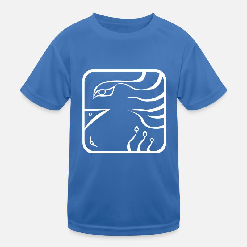15 Kin Maya Eagle WHT Kids Functional T-Shirt