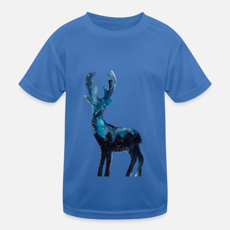 Hirsch Kinder Funktions-T-Shirt