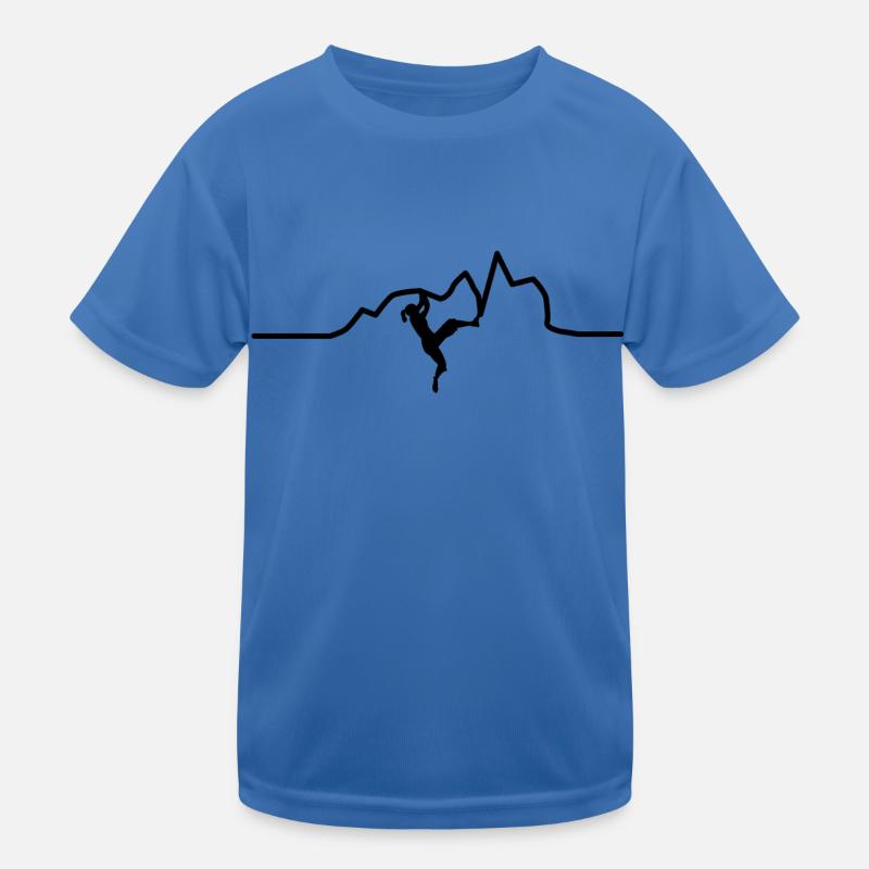 Bouldern Kinder Funktions-T-Shirt