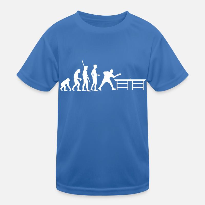 evolution_table_tennis_a Kinder Funktions-T-Shirt