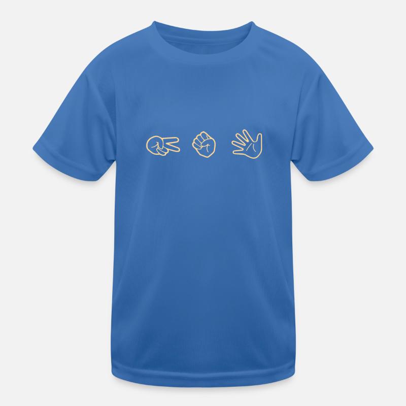 Schere Stein Papier  Kinder Funktions-T-Shirt