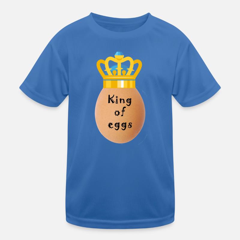 König der Eier Krone Kinder Funktions-T-Shirt