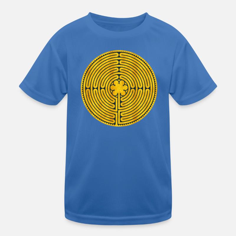 Chartres Maze Kids Functional T-Shirt