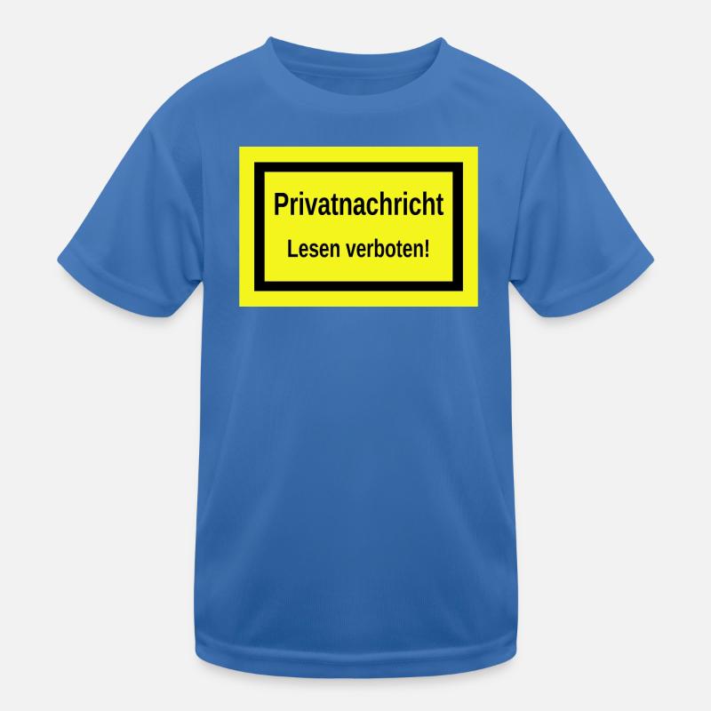 Lustiger Spruch Kinder Funktions-T-Shirt