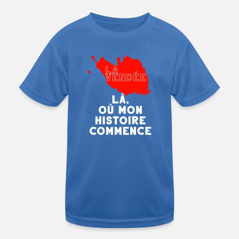 die Vendée, wo meine Geschichte beginnt Kinder Funktions-T-Shirt