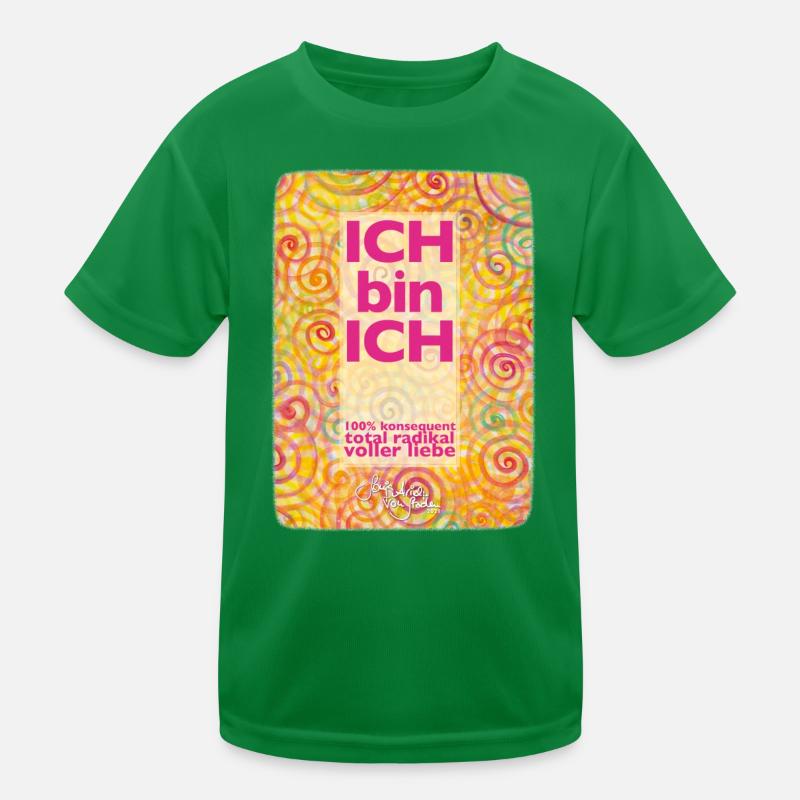 Regenbogen Spiralen Ich bin Ich - Sonja Ariel Kinder Funktions-T-Shirt
