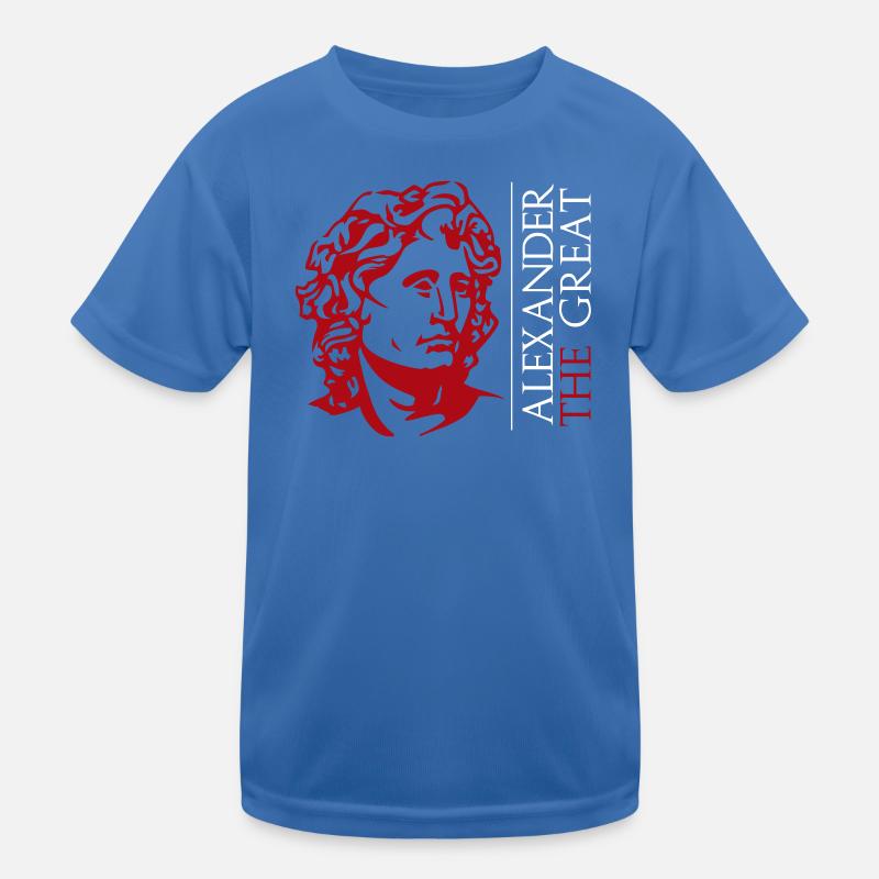 Alexander der Große Rote Büste Kinder Funktions-T-Shirt