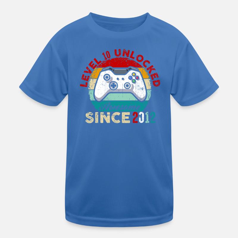 Levelfreigeschalteter Retro-Controller-Stolz Kinder Funktions-T-Shirt