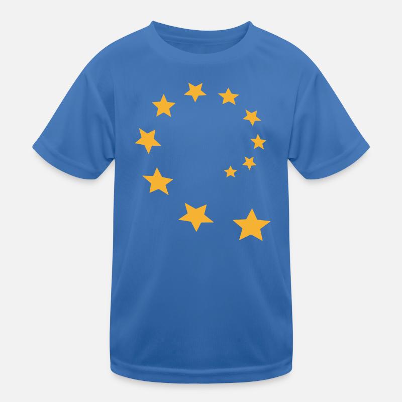 Star circle deformed 2 Kids Functional T-Shirt