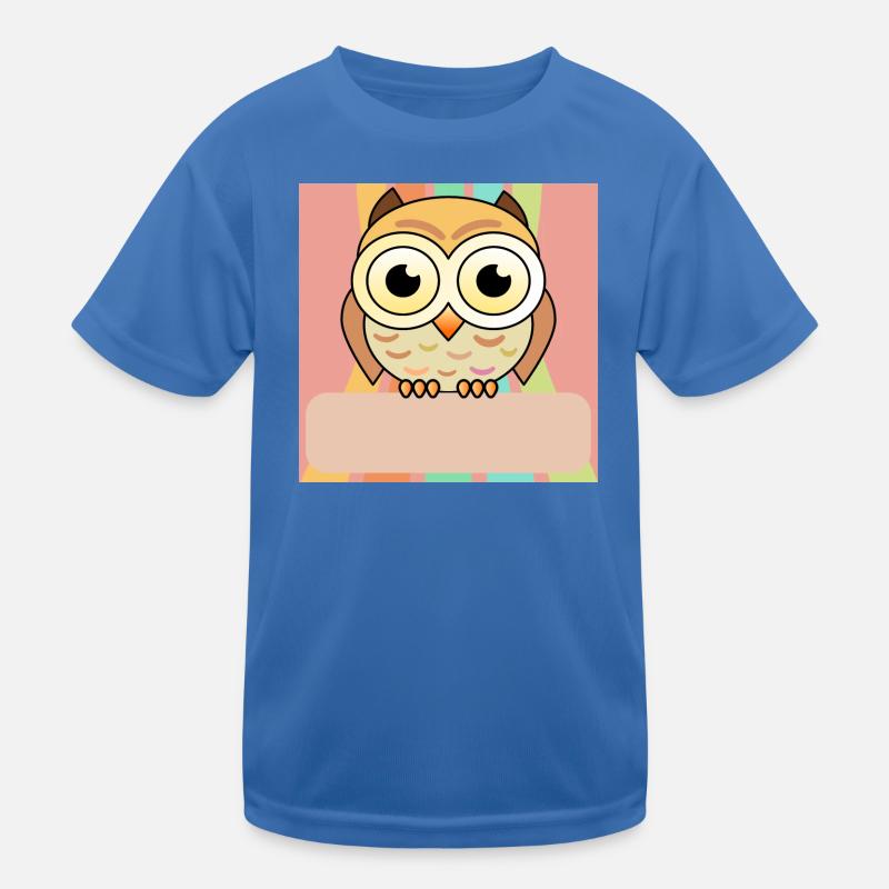 Name tag owl Kids Functional T-Shirt