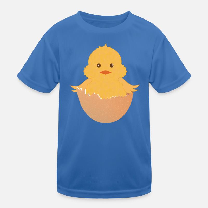 newly hatched chick in the eggshell Kids Functional T-Shirt