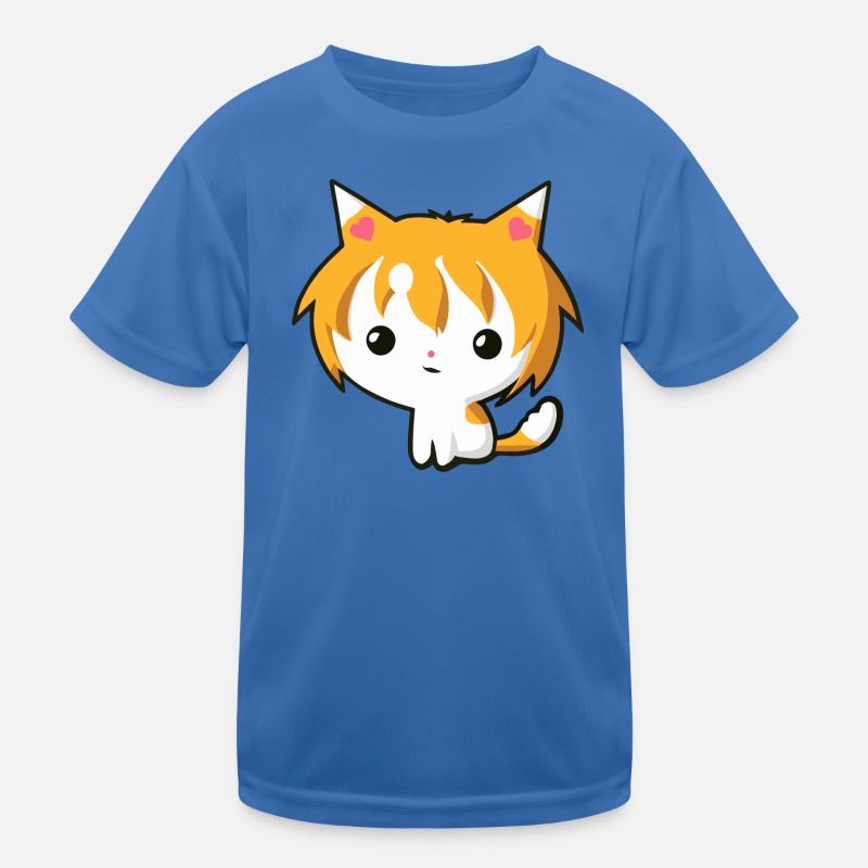 Kawaii Anime Cat - Graphique de chat mignon T-shirt sport Enfant