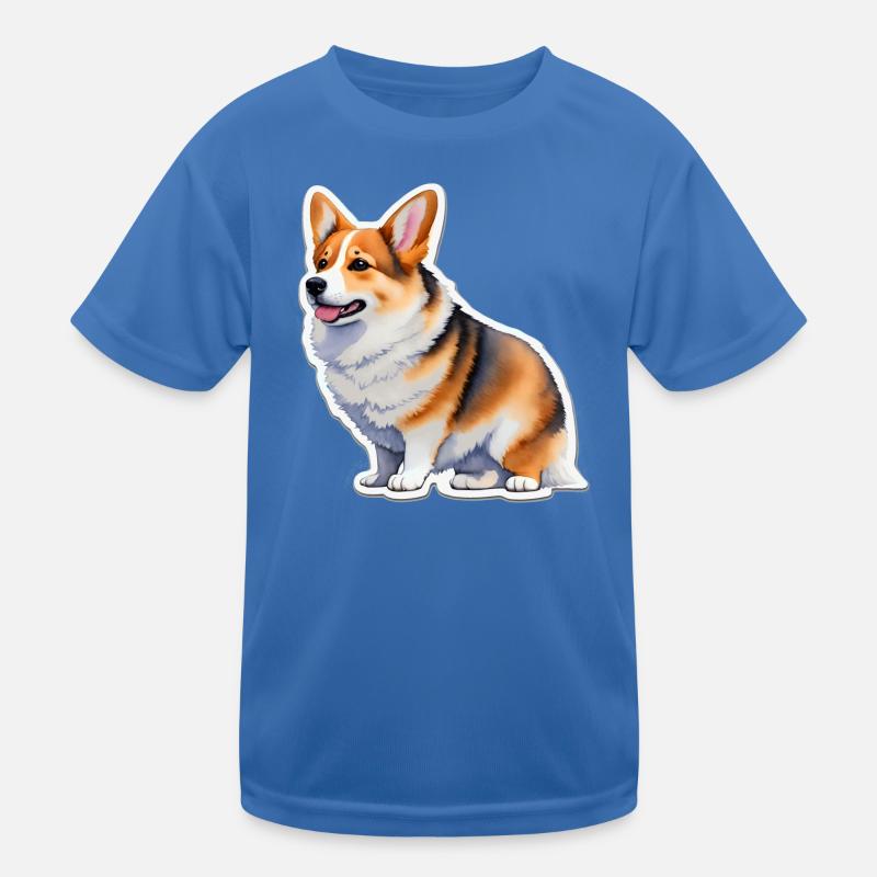 Welsh Corgi Kids Functional T-Shirt