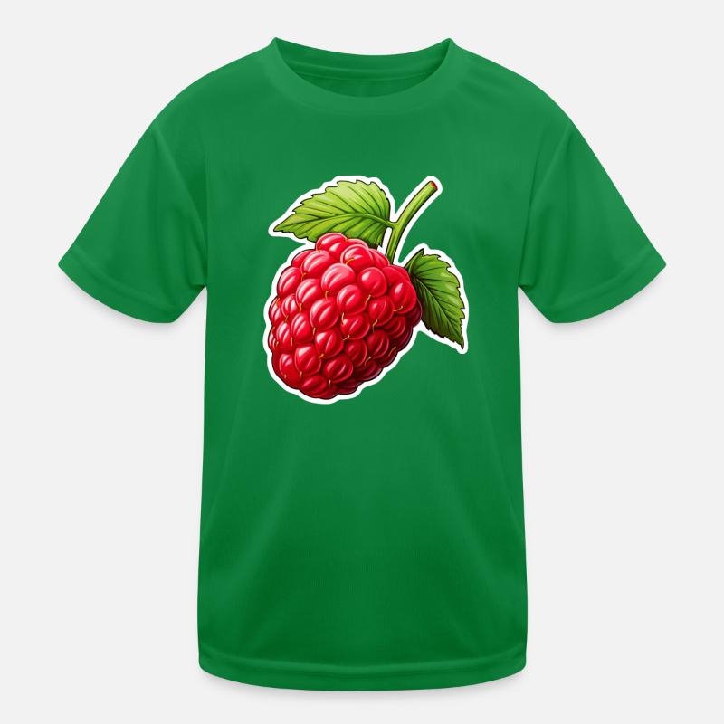 Raspberry single Kids Functional T-Shirt