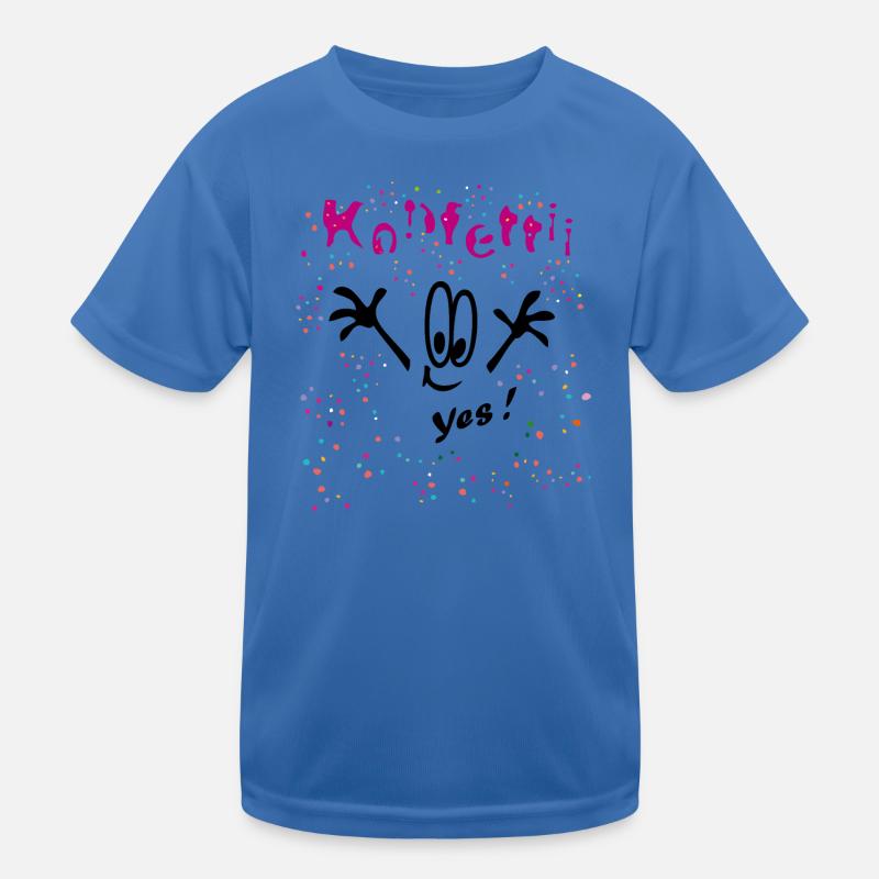 Konfetti Karneval Comic Kinder Funktions-T-Shirt