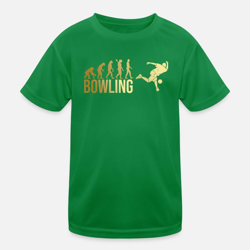 Evolution Bowling Kinder Funktions-T-Shirt