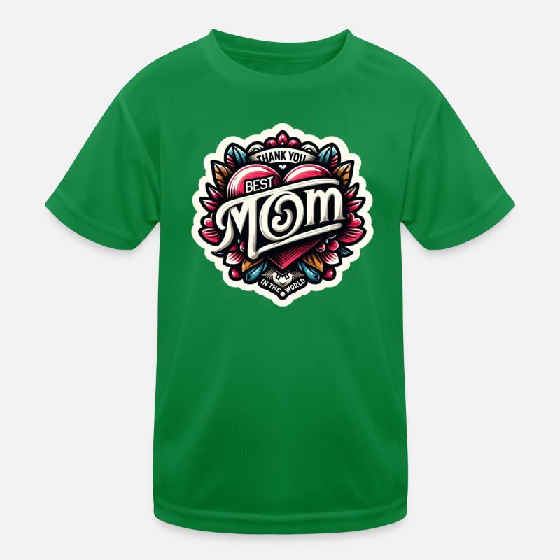 Danke, Mama Kinder Funktions-T-Shirt