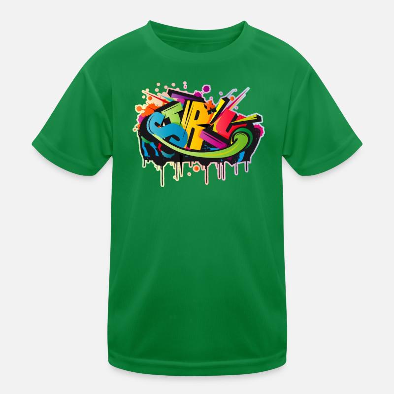 graffiti d’art urbain coloré cool comme STYLE-WRITING T-shirt sport Enfant