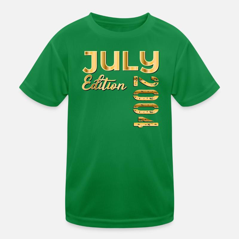 22th Birthday July 2004 Kids Functional T-Shirt