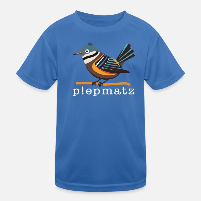Piepmatz Bunter Spatz Kinder Funktions-T-Shirt