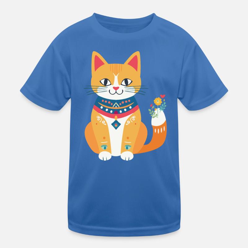 mignon chat folklore T-shirt sport Enfant
