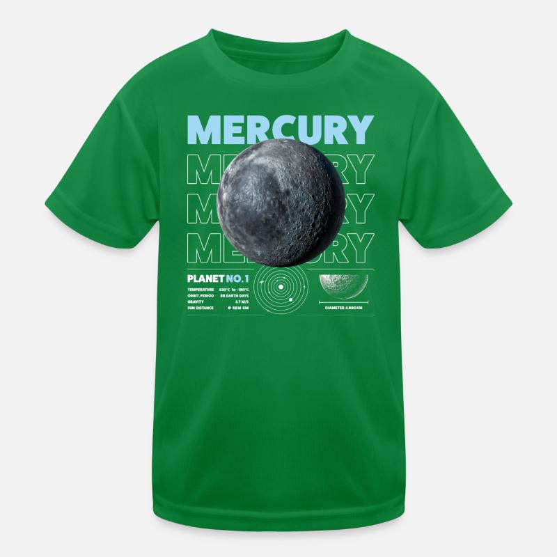 Merkur details Kinder Funktions-T-Shirt