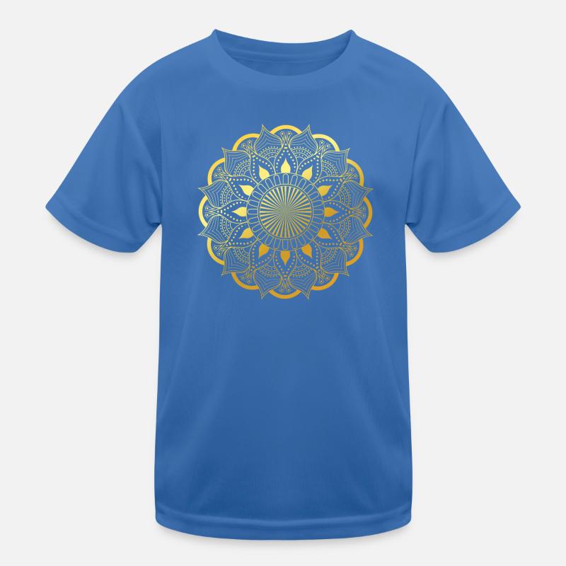 Mandala Kinder Funktions-T-Shirt