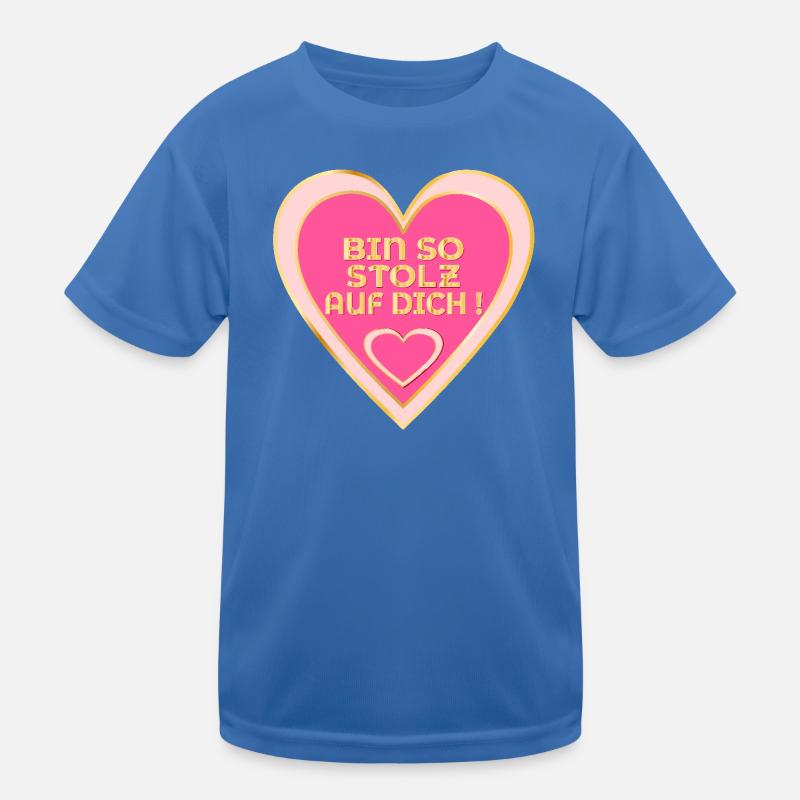 STOLZ AUF DICH - HERZ Kinder Funktions-T-Shirt