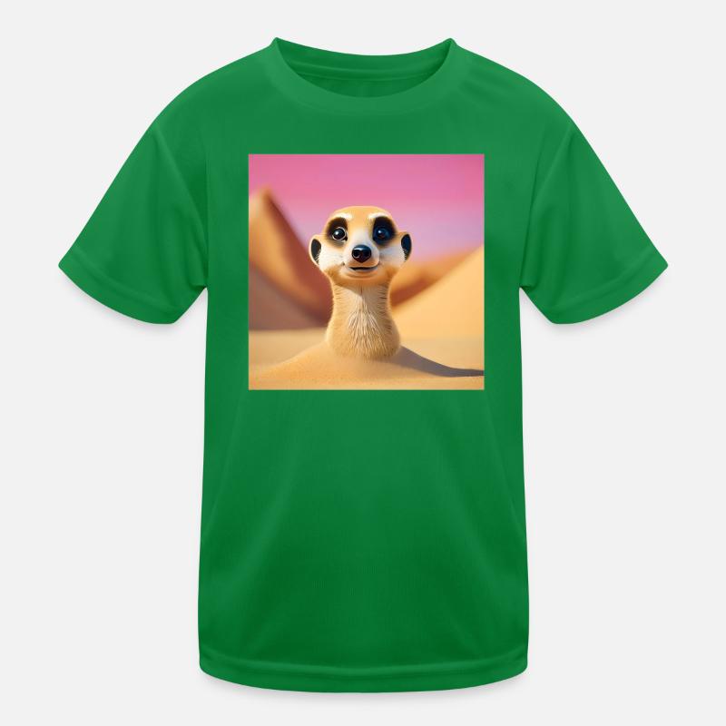 Erdmännchen, Erdmännchen-Familie, Erdmännchen-Humor Kinder Funktions-T-Shirt
