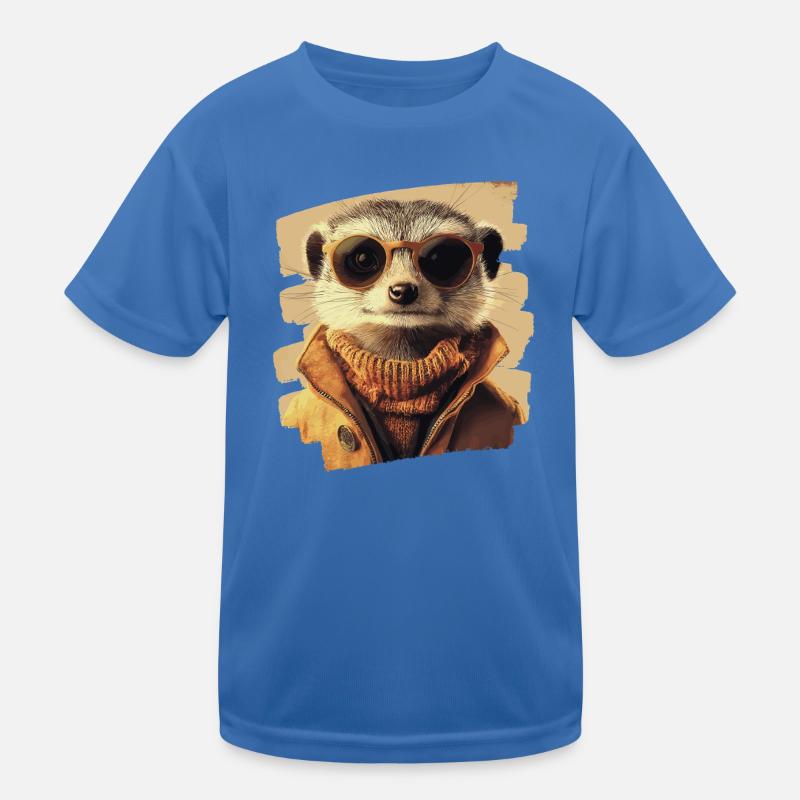 Erdmännchen Kinder Funktions-T-Shirt