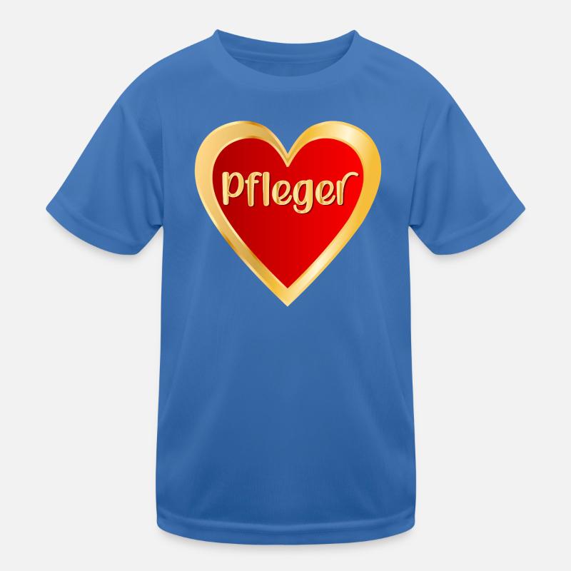 BERUF PFLEGE - HERZ PFLEGER Kinder Funktions-T-Shirt