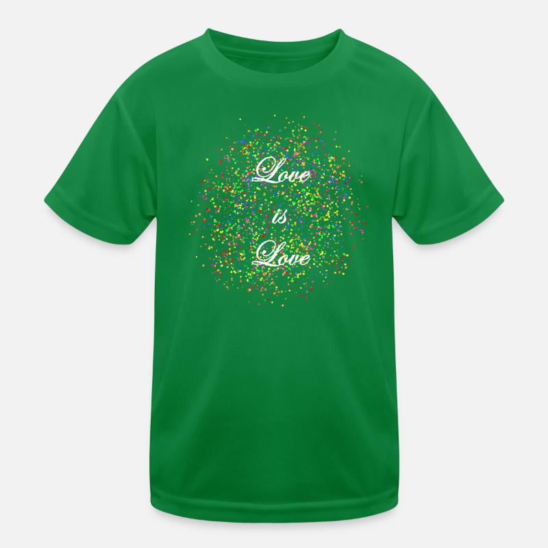 Love is Love Kinder Funktions-T-Shirt