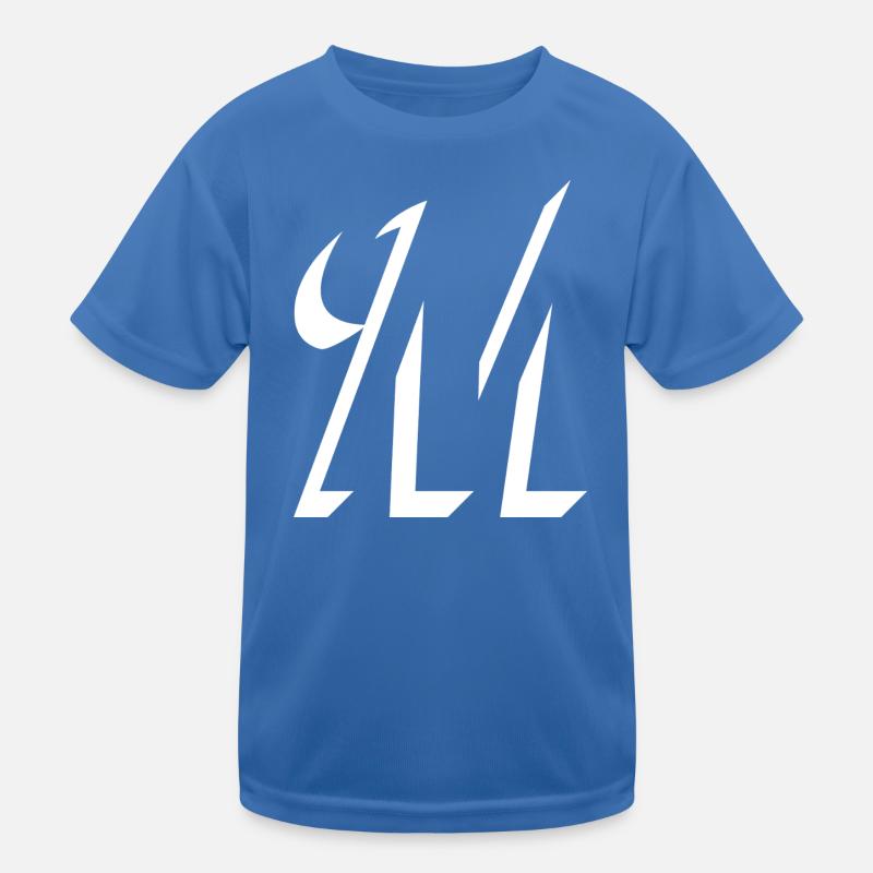 Letter M, Name, der Buchstabe M - Kinder Funktions-T-Shirt - Königsblau