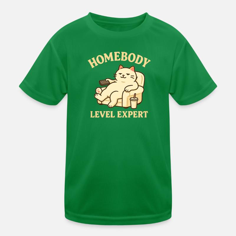 Stubenhocker: Level Experte Kinder Funktions-T-Shirt
