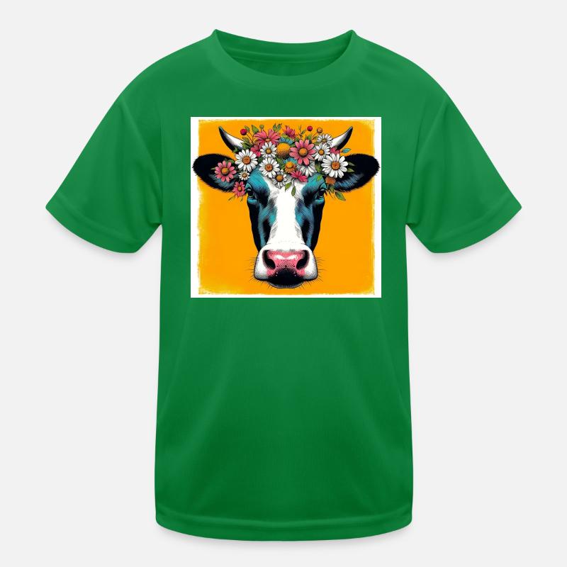 Kuh Kinder Funktions-T-Shirt