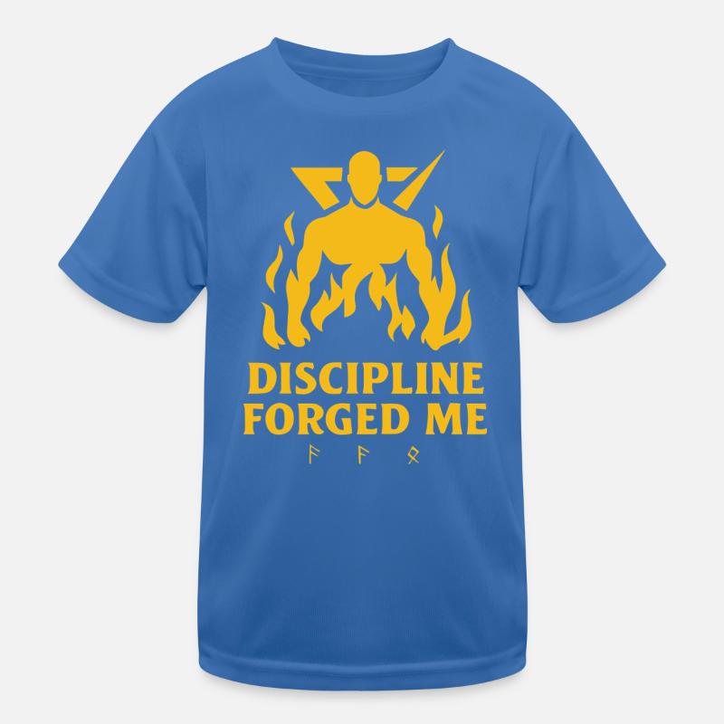 Discipline Forged Me – Strength & Motivation Tee Kids Functional T-Shirt