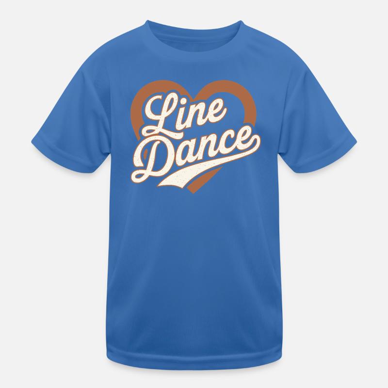 Line Dance Kids Functional T-Shirt
