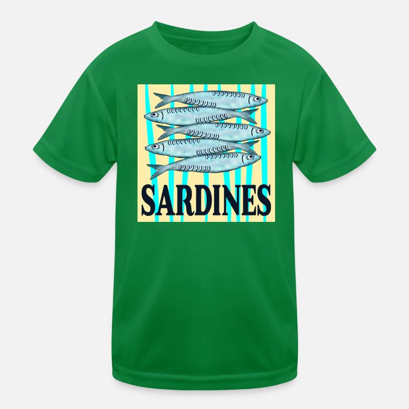 CANNED SARDINES FISH Kids Functional T-Shirt