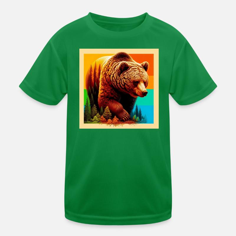 ours T-shirt sport Enfant