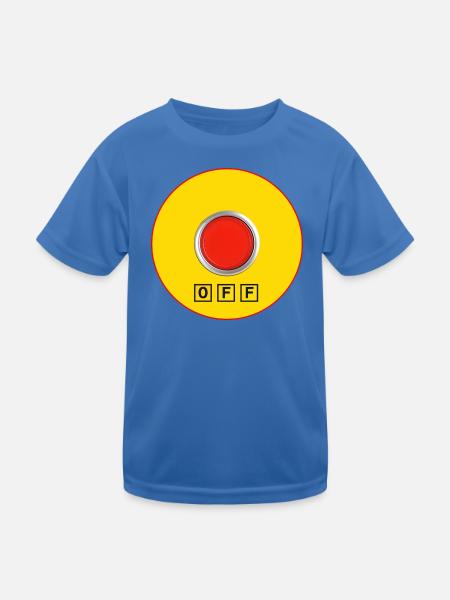 Stopp bei Logorrhoe - Kinder Funktions-T-Shirt - Königsblau