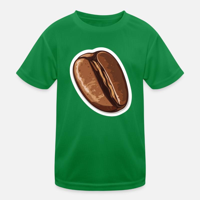 Kaffee Kinder Funktions-T-Shirt