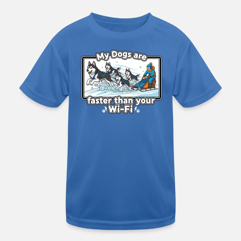 Plus rapide que votre Wi-Fi T-shirt sport Enfant
